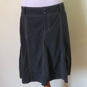Athleta Whatever Flare Skort , Grey, Size 8